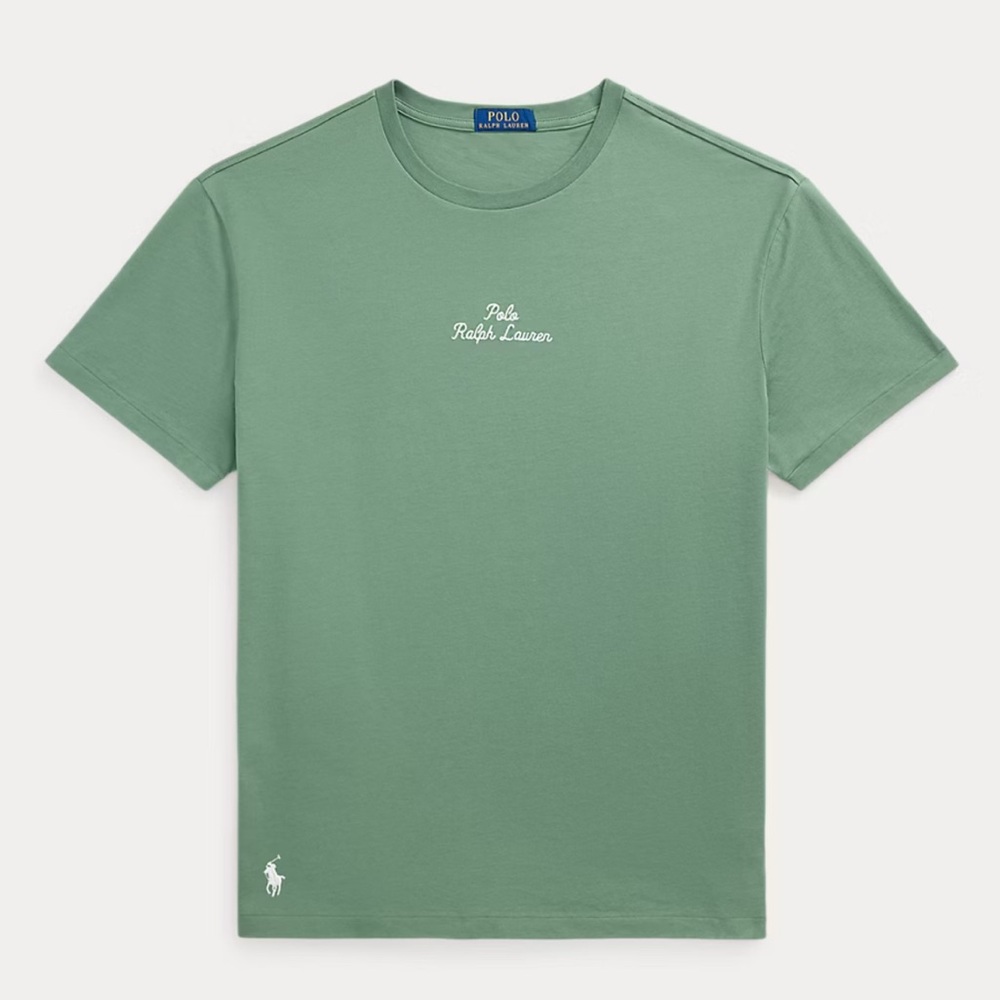 🆕 Polo Ralph Lauren Classic Fit Logo Jersey T-Shirt. “Fatigue Green”, 2XL *NWT*
